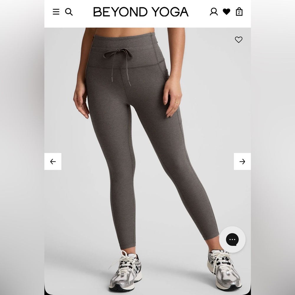 Beyond Yoga spacedye Gray Leggings small. NWOT!